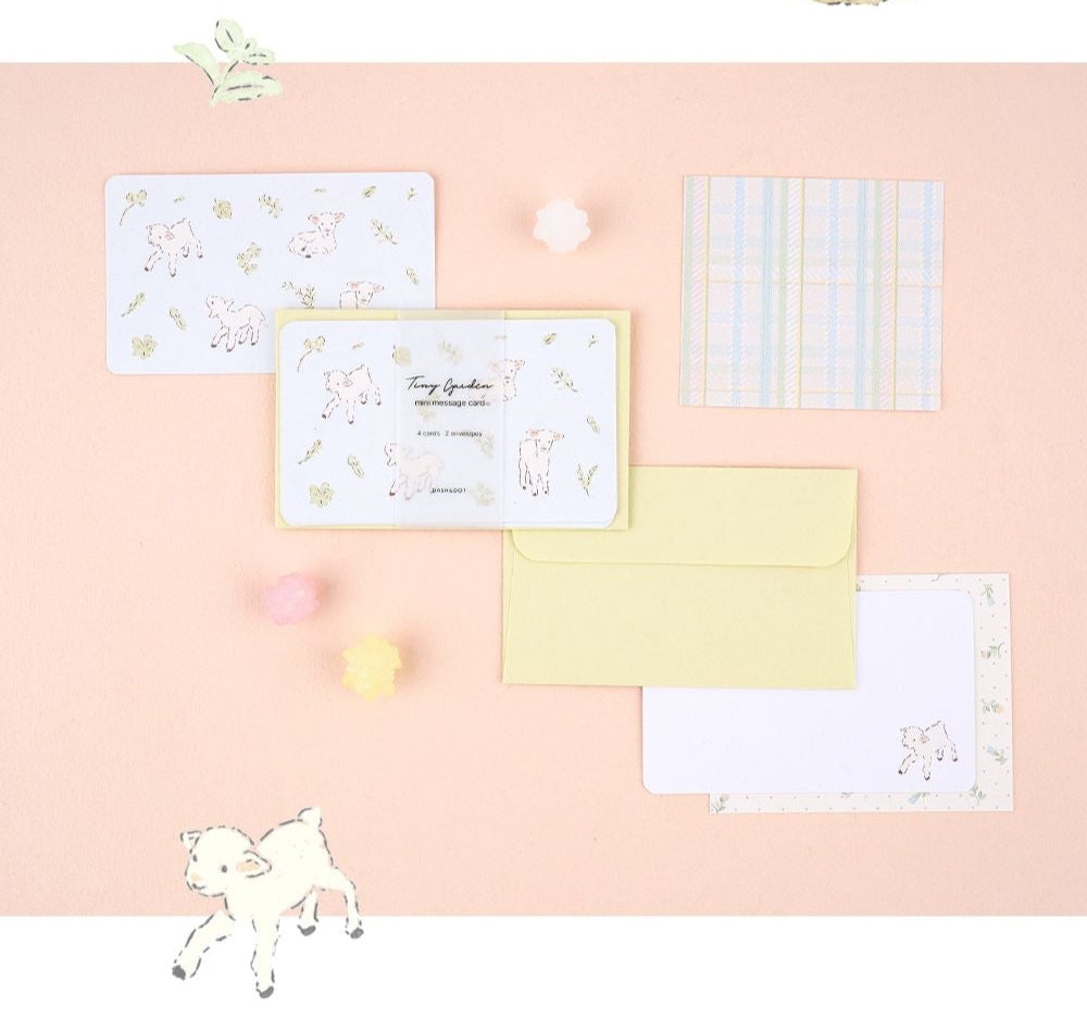 Tiny Garden Mini Message Card