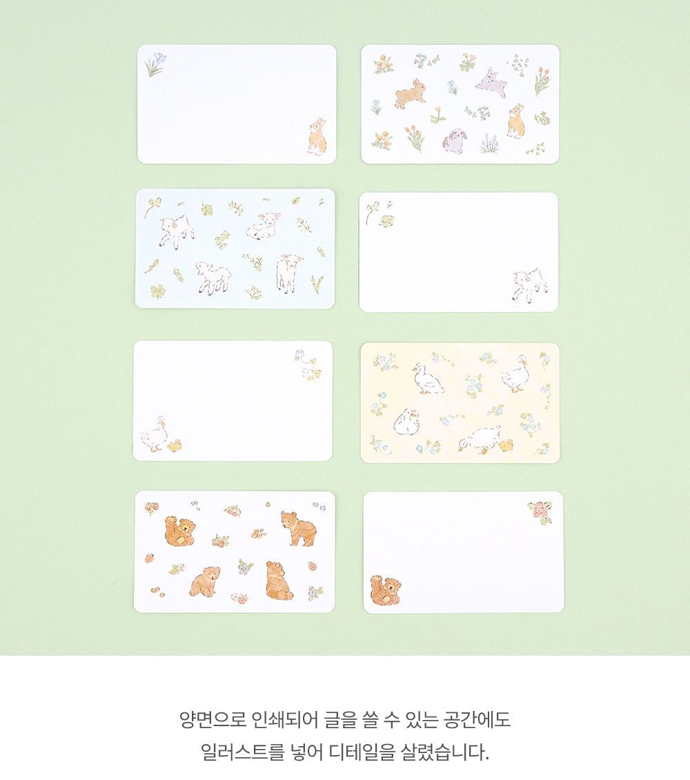 Tiny Garden Mini Message Card