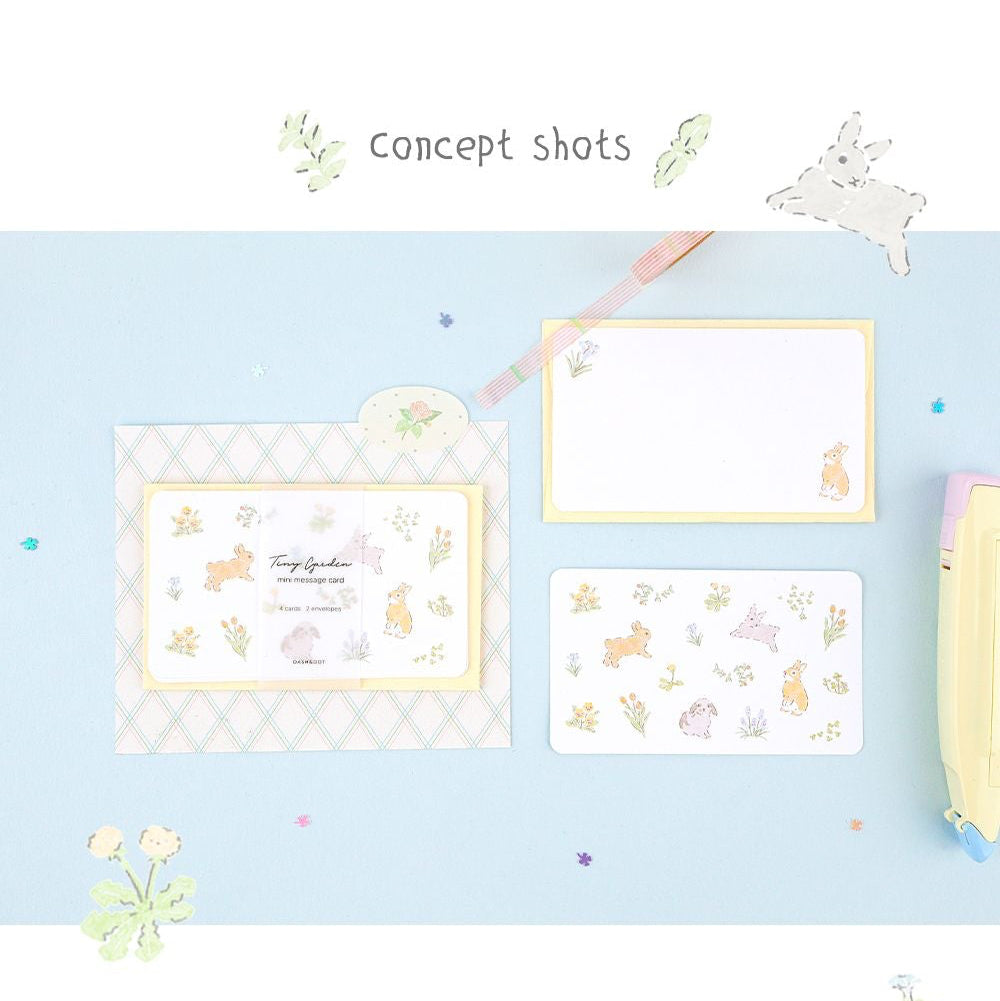 Tiny Garden Mini Message Card