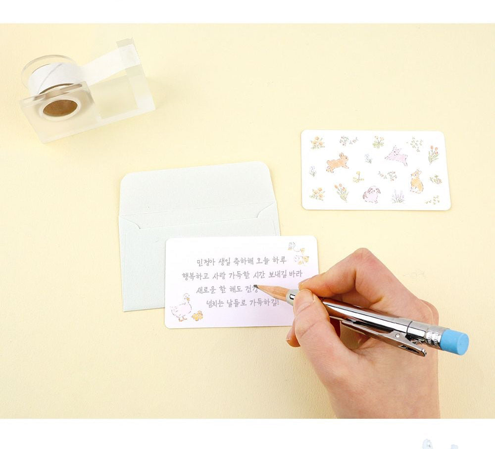 Tiny Garden Mini Message Card