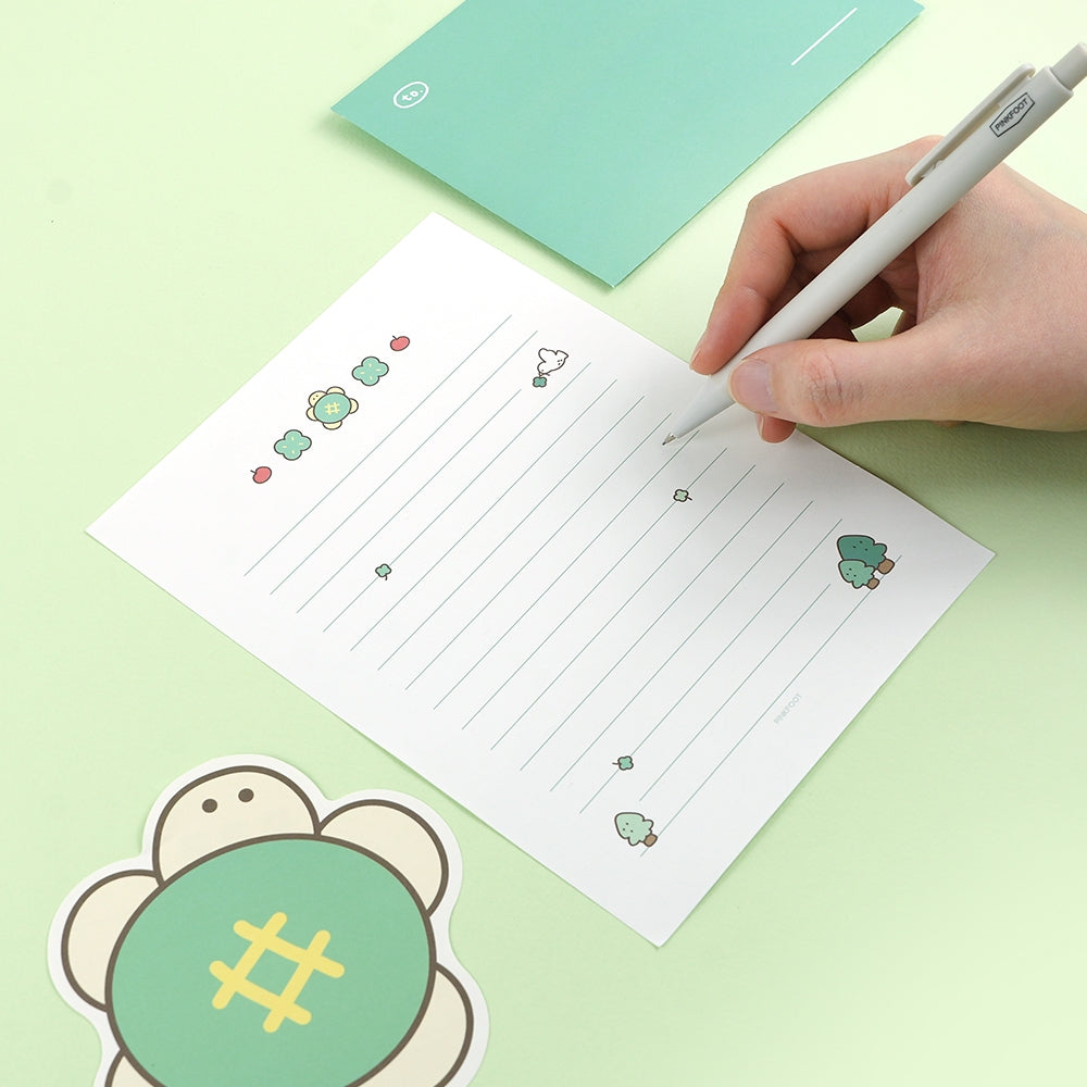 Happy Turtle Letter Set / Glücksschildkröten-Briefset