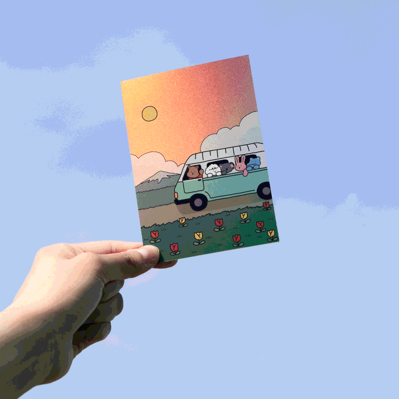 Holographic Card / Hologrammkarte