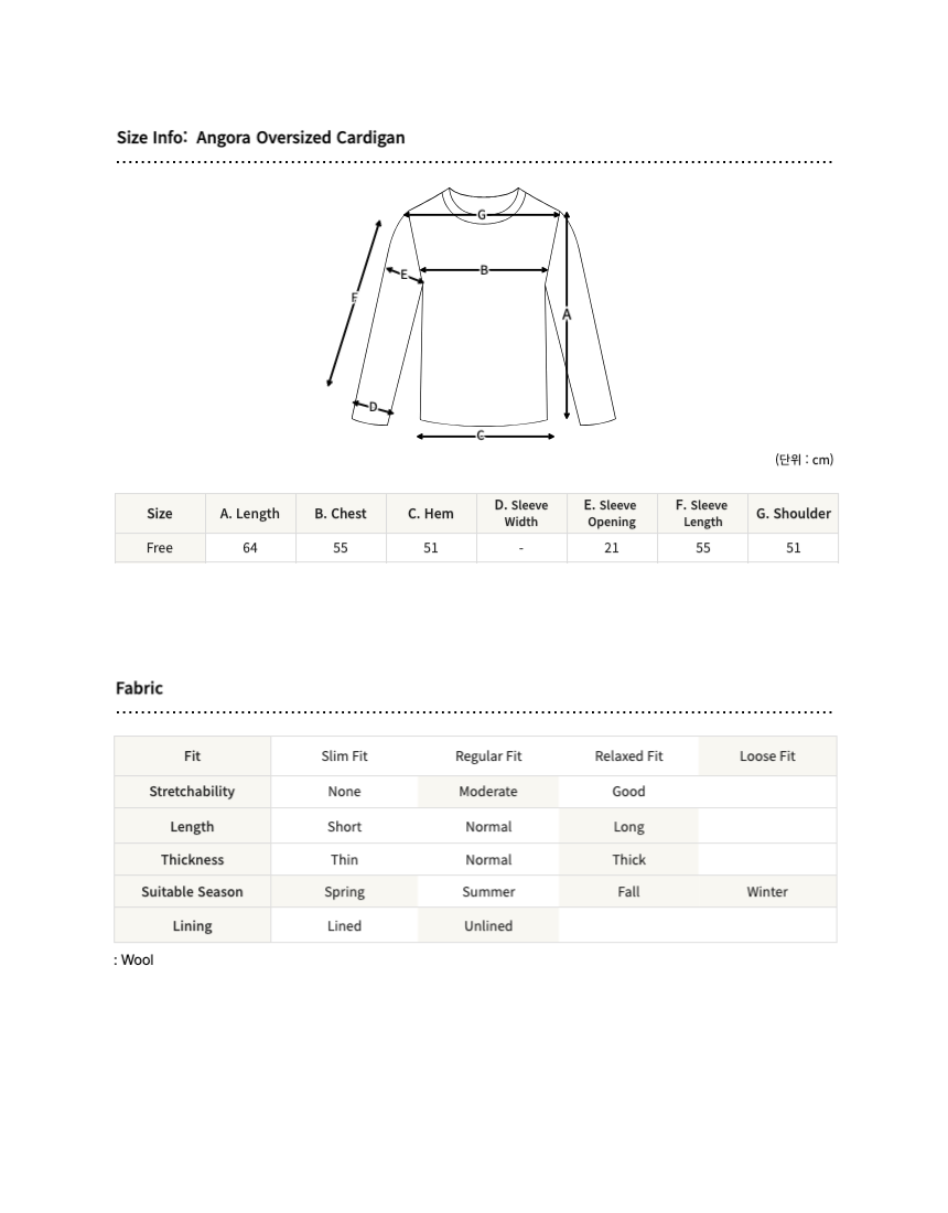 Angora Oversized Cardigan