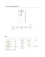 Heavy Knit Straight Pants