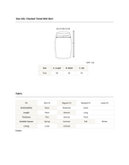 Checked Tiered Midi Skirt