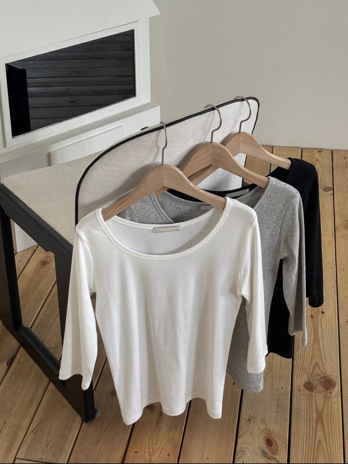 Modal U-Neck Half Sleeve T-Shirt