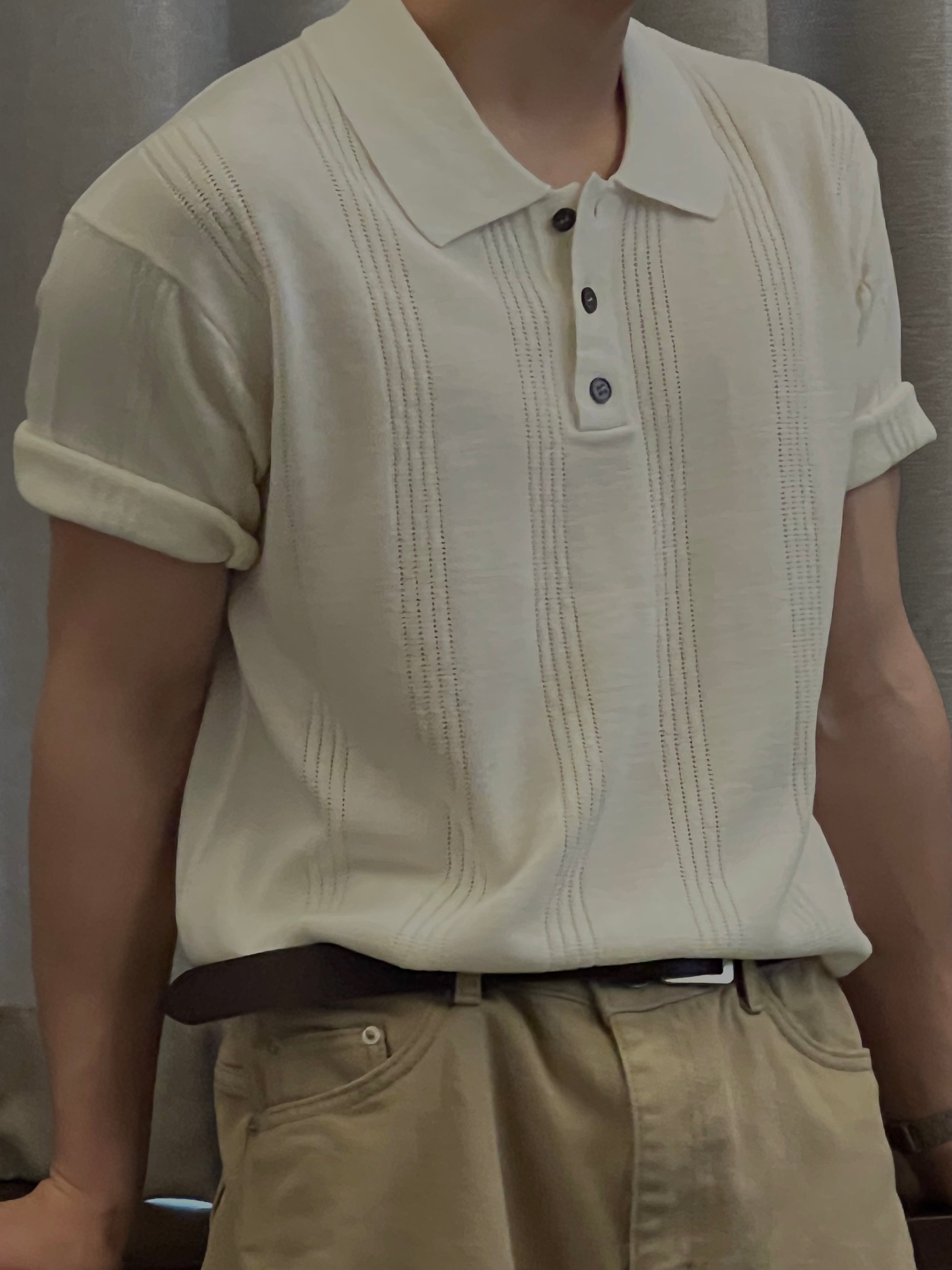 Plezen Linen Polo Knit