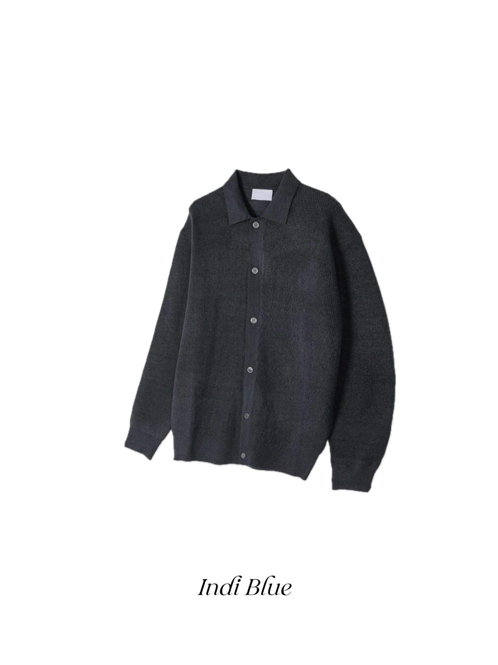 Classic Button Collar Knit