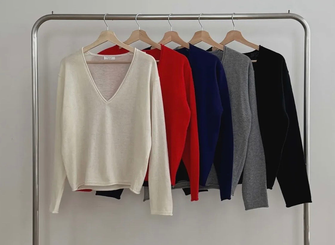 Deep V Knit