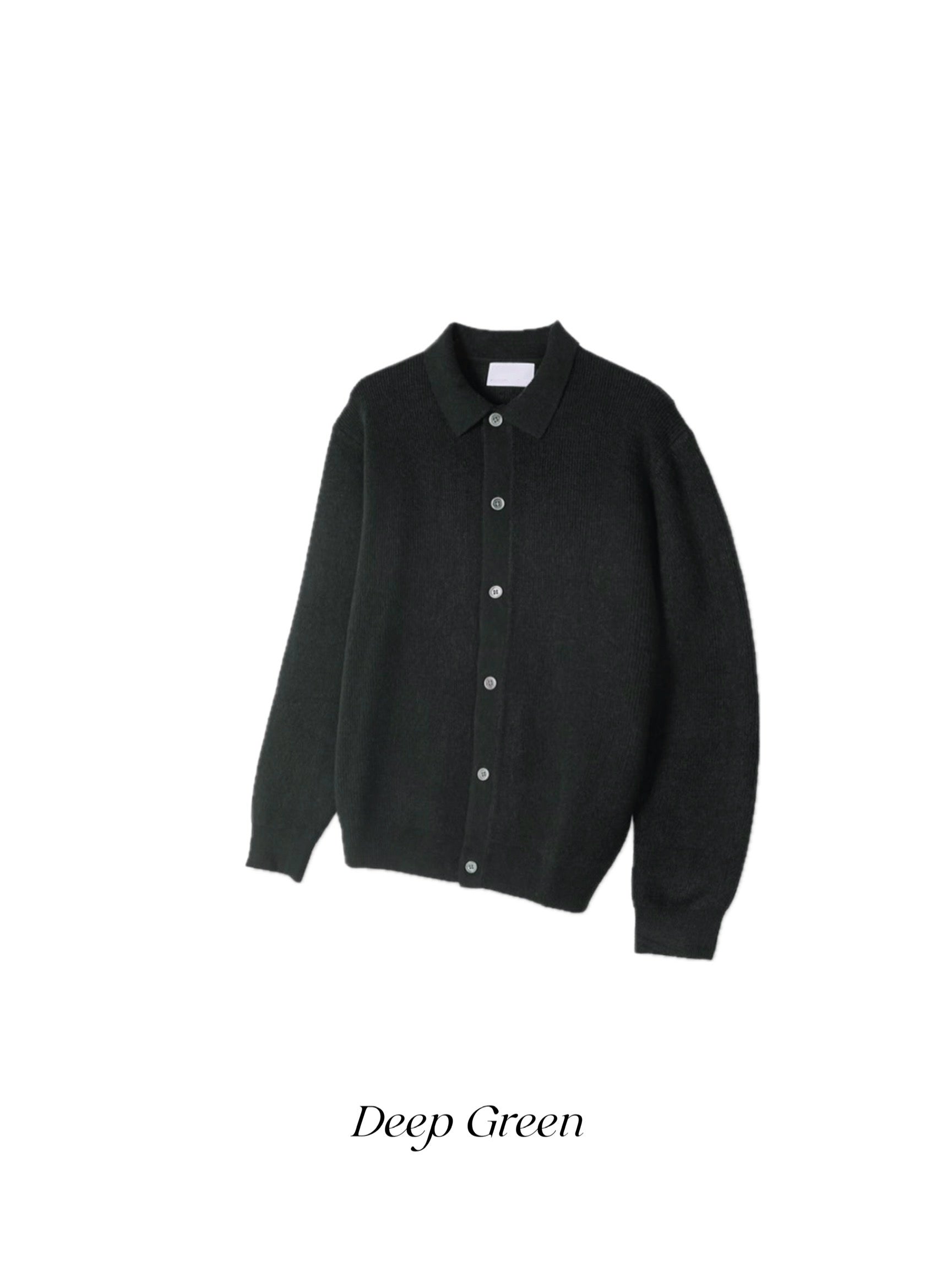 Classic Button Collar Knit