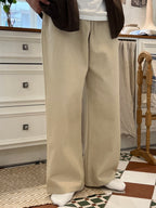 Cotton Wide Pants