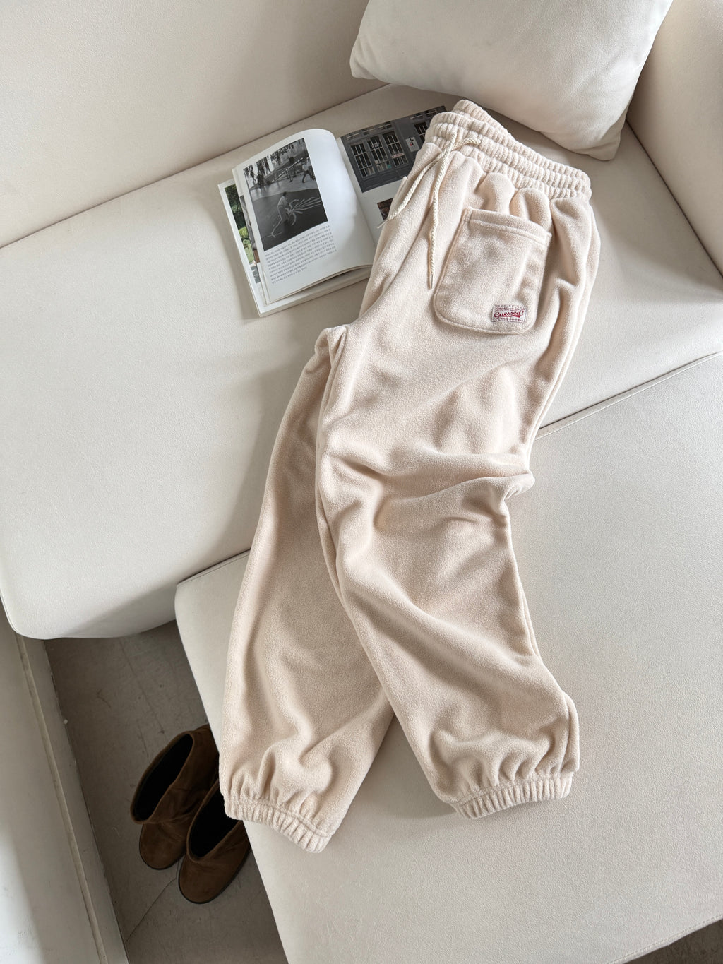 Warm Fleece Twin-Pocket Joggers