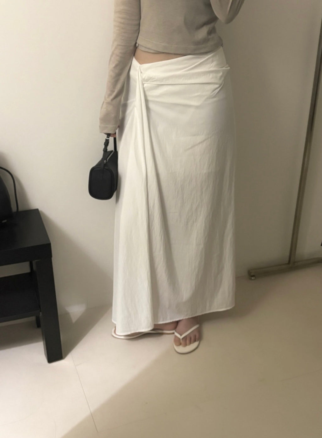 Draped Long Skirt