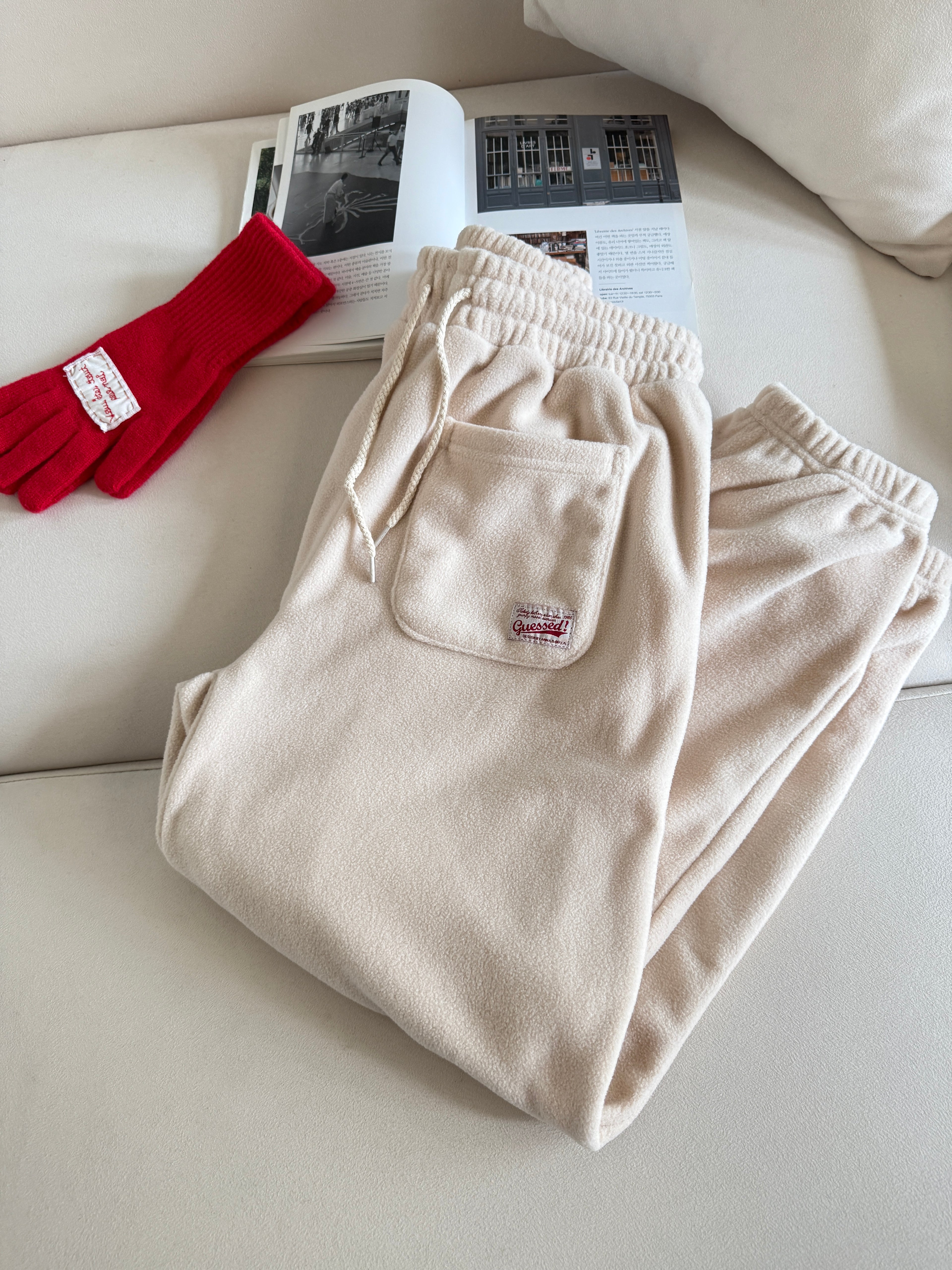 Warm Fleece Twin-Pocket Joggers