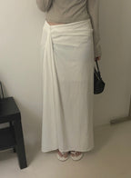 Draped Long Skirt