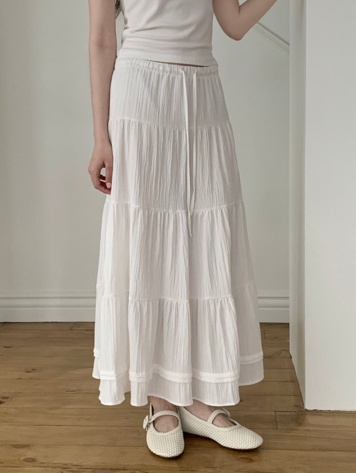 Summer Tiered Long Skirt