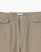 Curved Cotton Pants