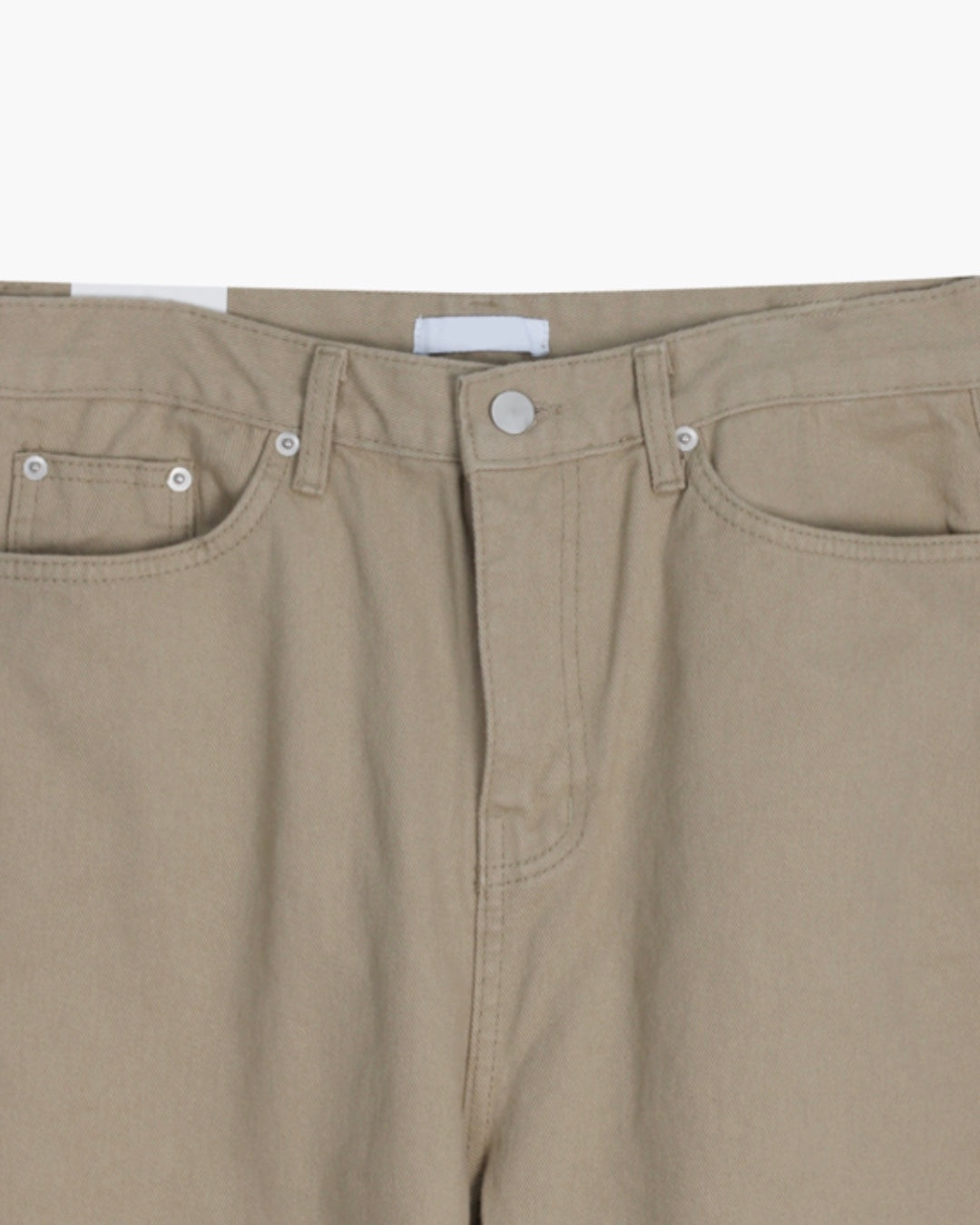 Curved Cotton Pants