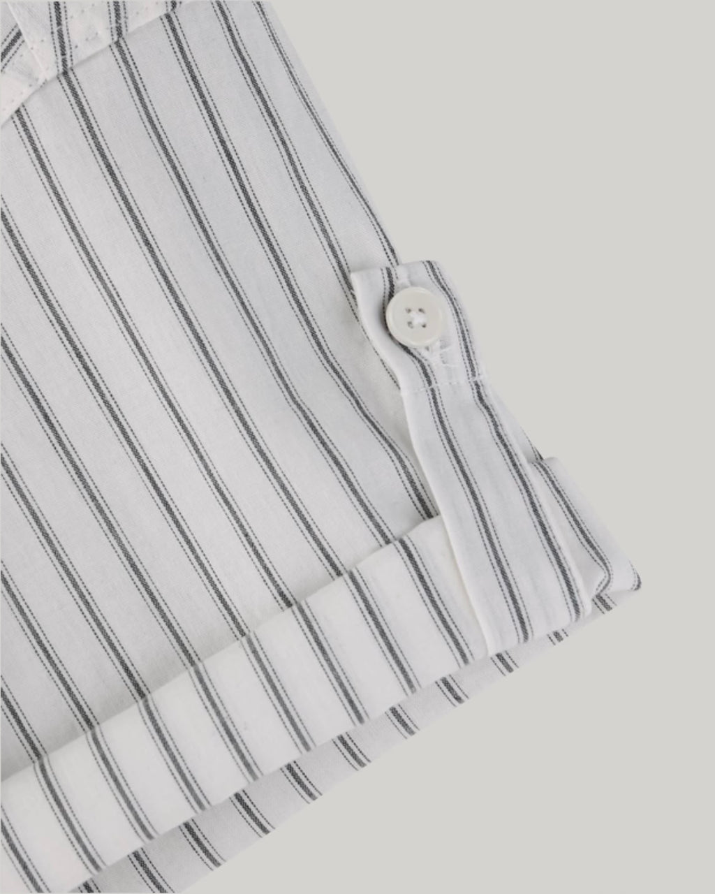 Striped Roll-Up Half Shirt