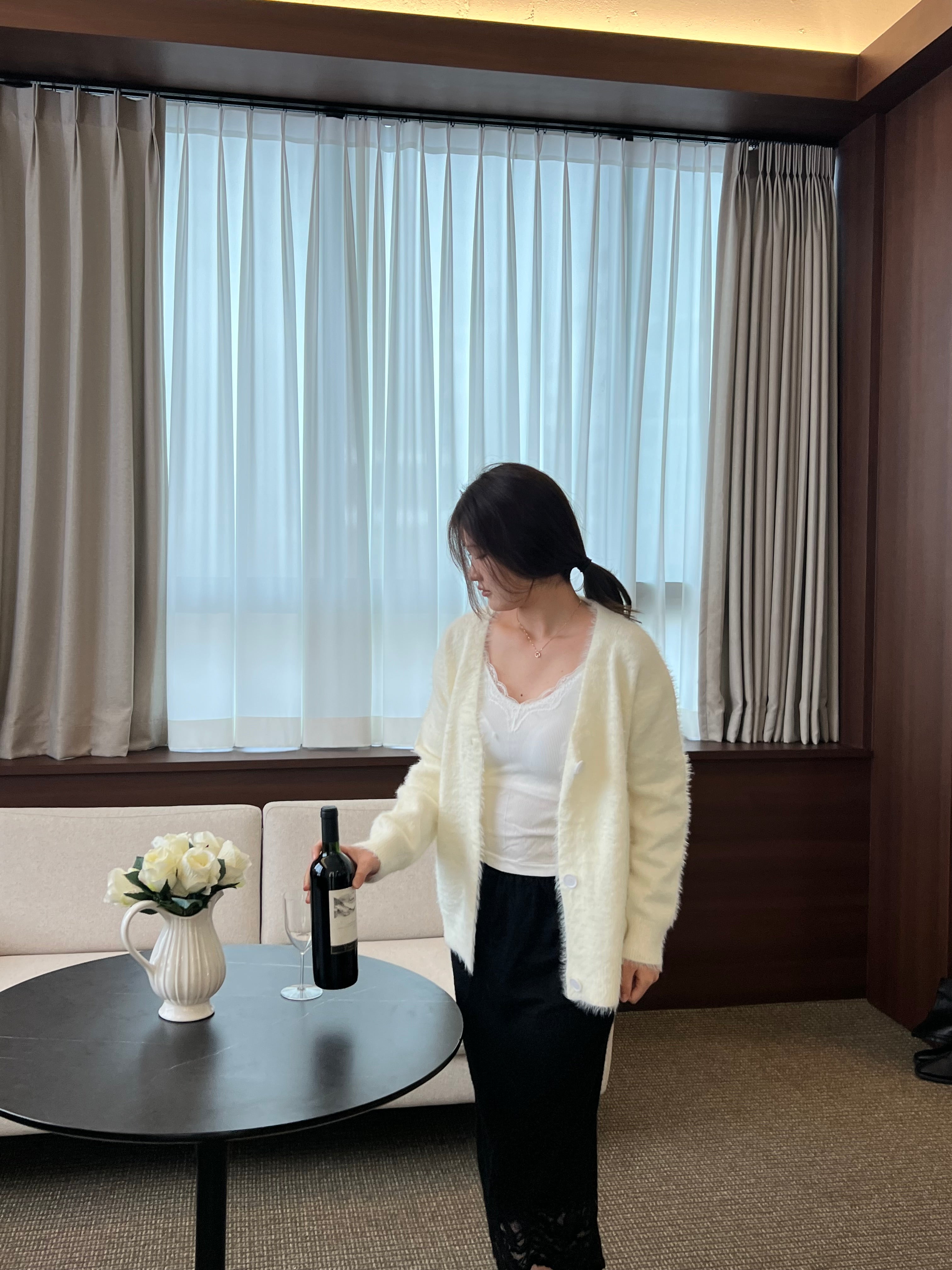 Angora Oversized Cardigan