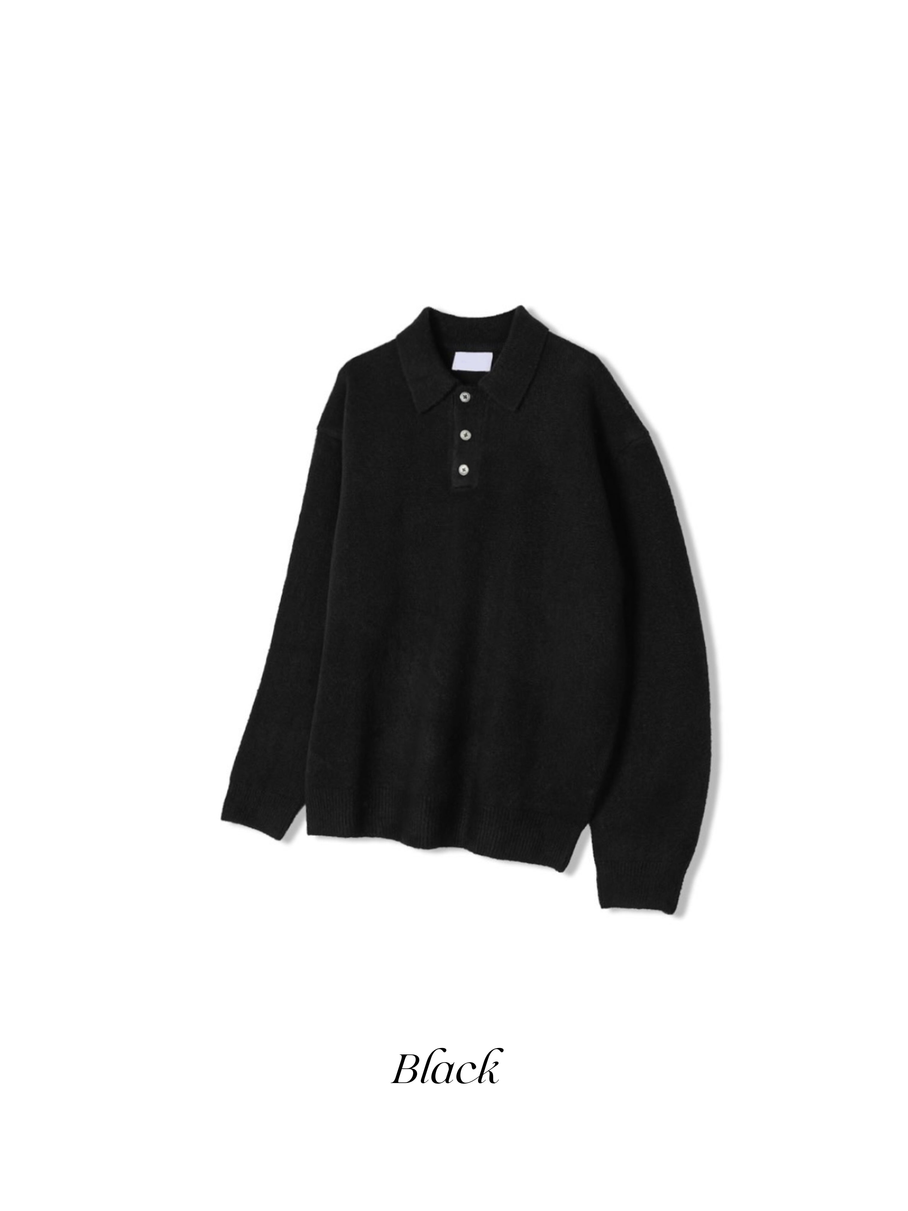 Heritage 5-Gauge Button Collar Knit