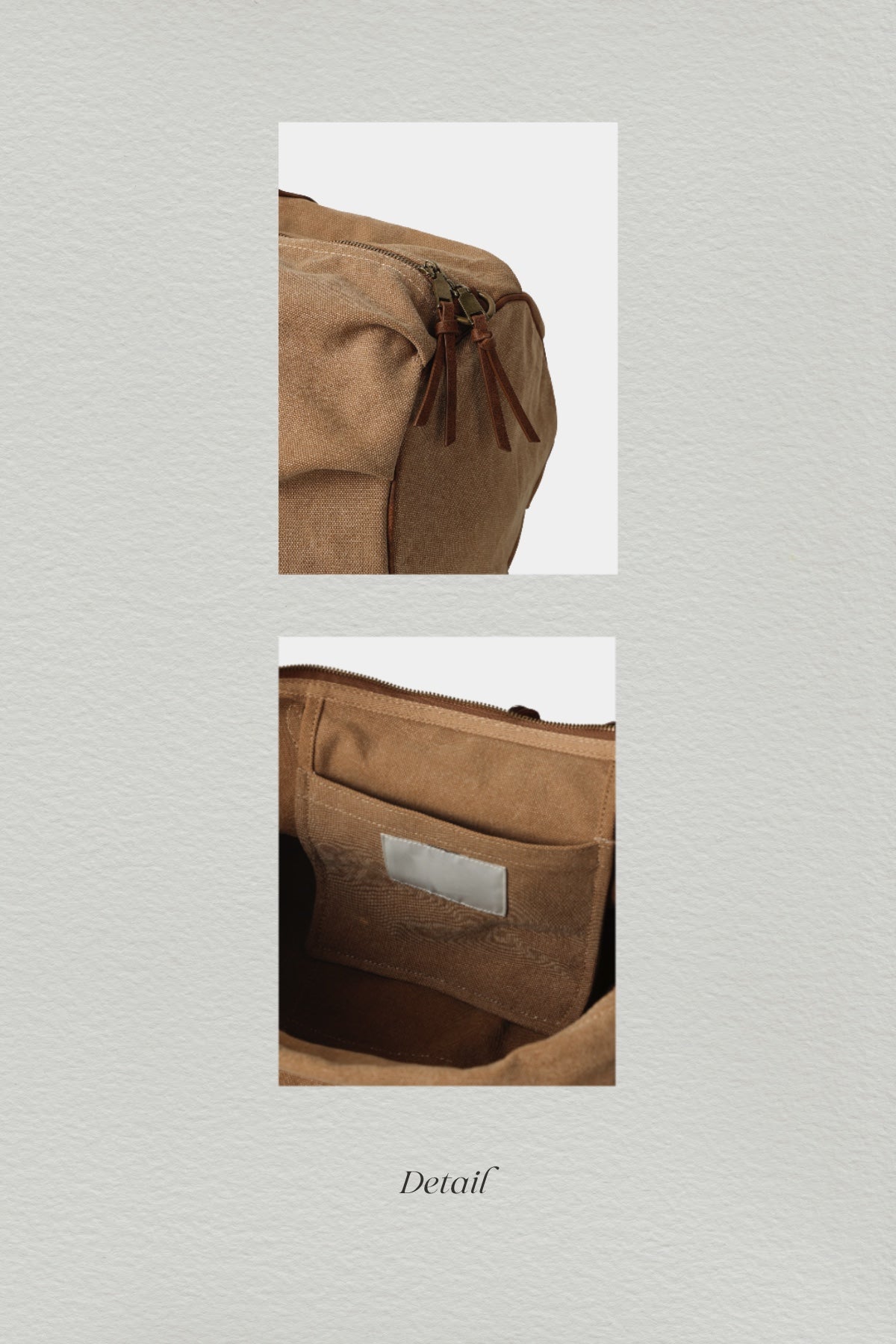 Canvas Boston Bag