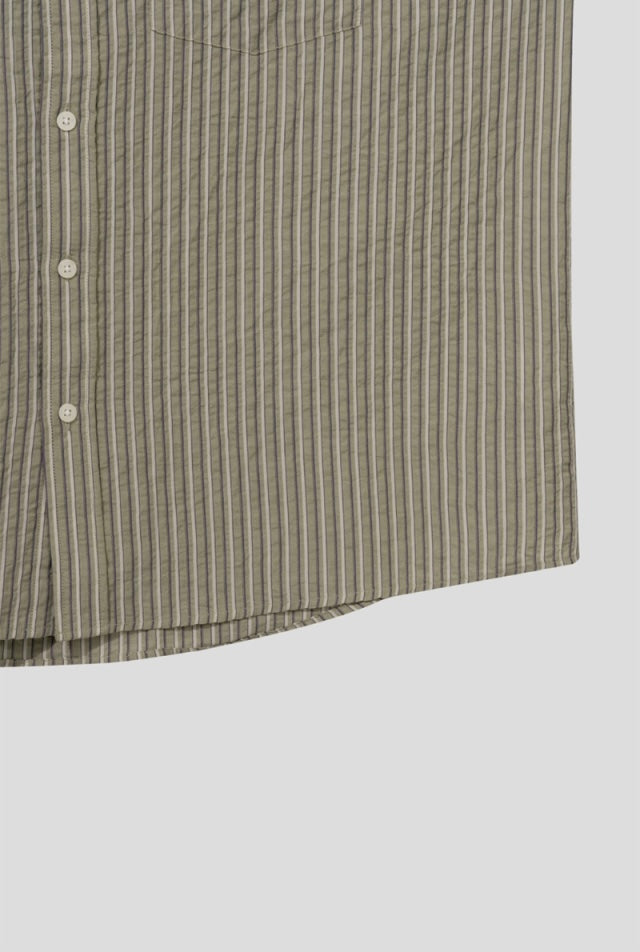 Striped Seersucker Shirt
