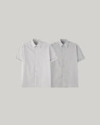 Striped Roll-Up Half Shirt