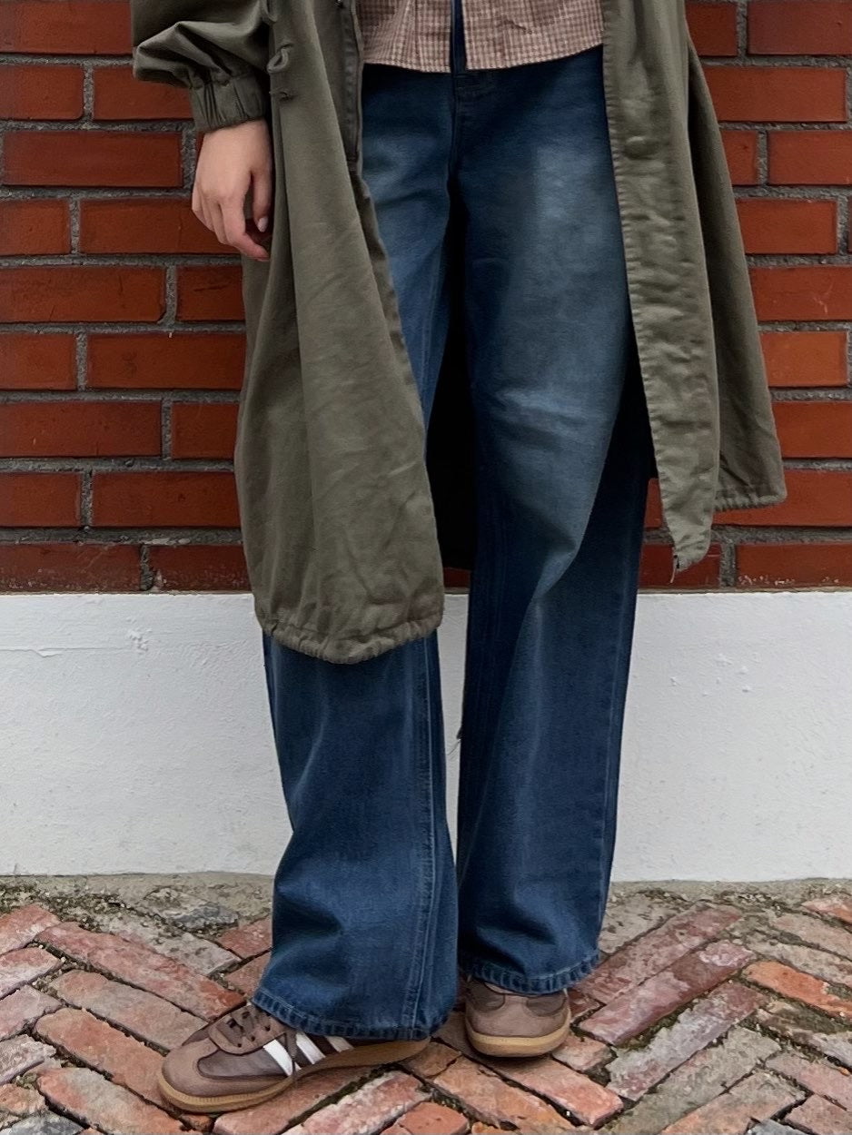 Wide Denim Pants