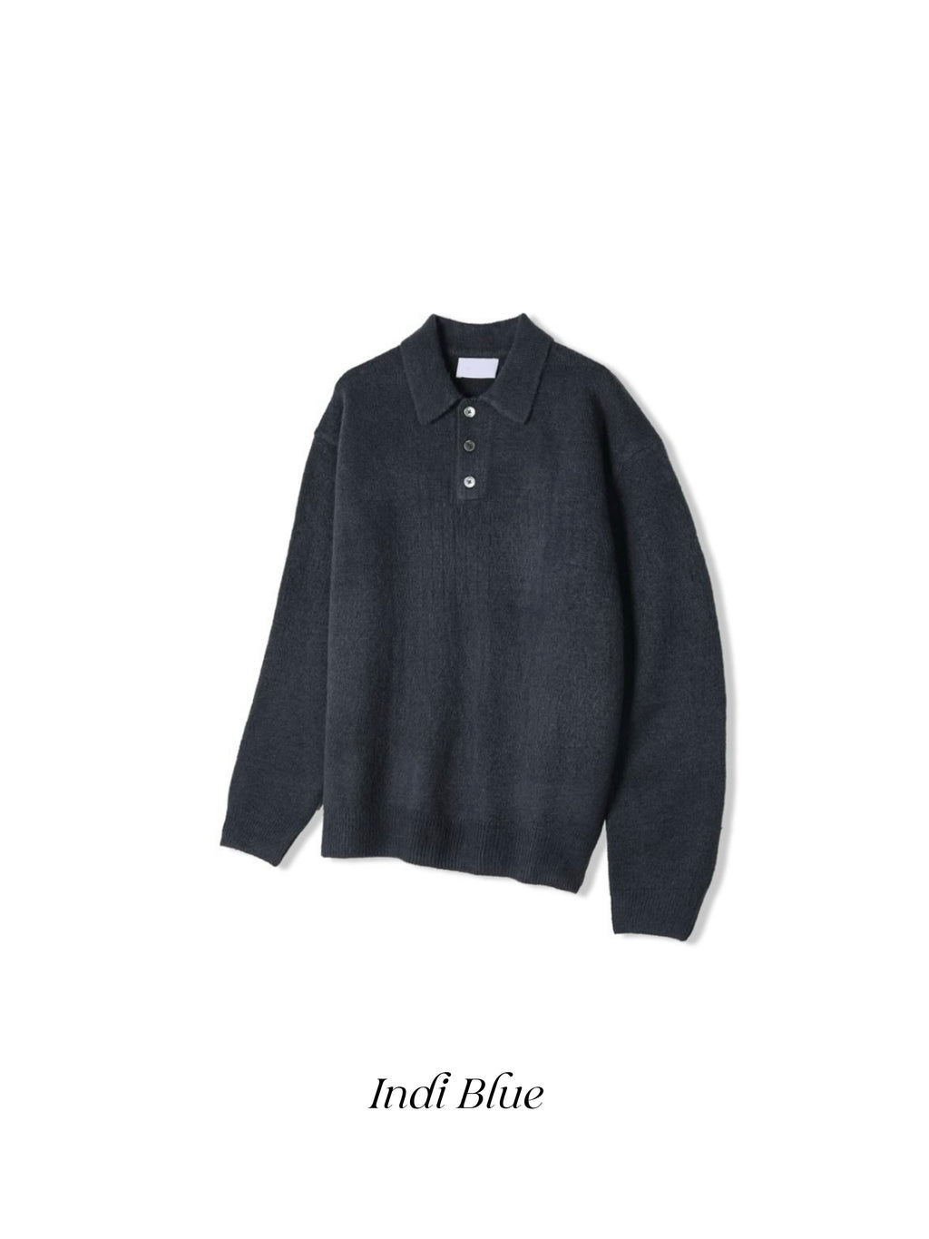 Heritage 5-Gauge Button Collar Knit