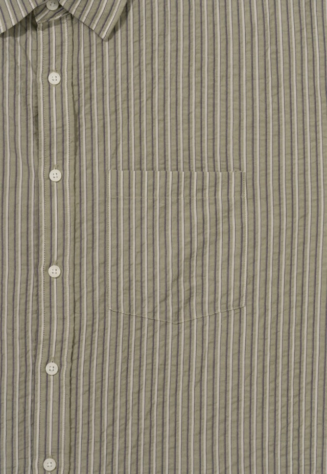 Striped Seersucker Shirt