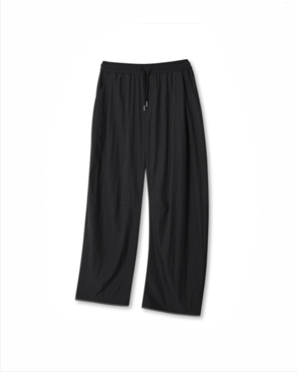 Nylon Wide-Leg Pants