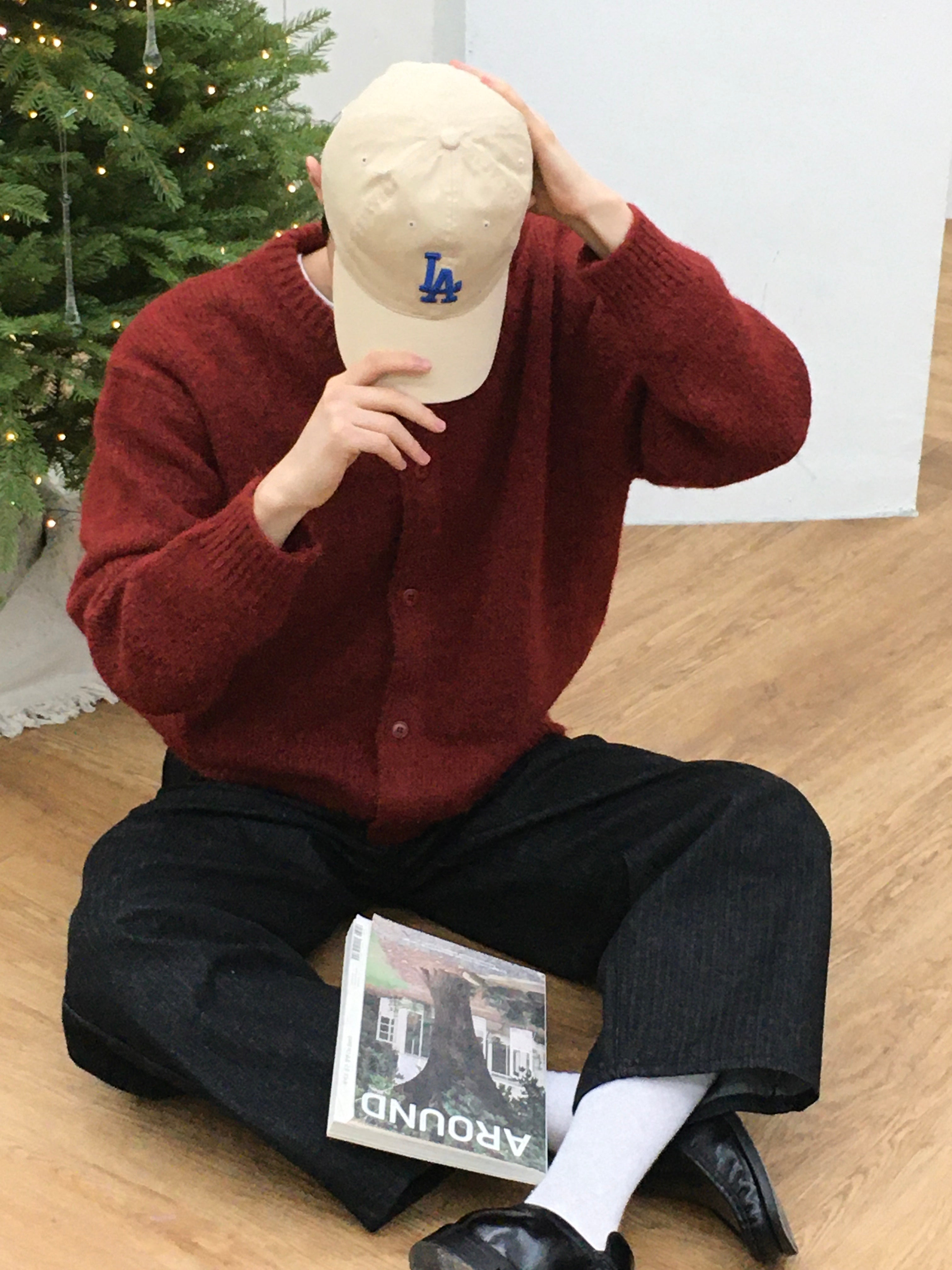 Alpaca Soft Round Knit Cardigan