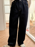 Washed Wide Denim