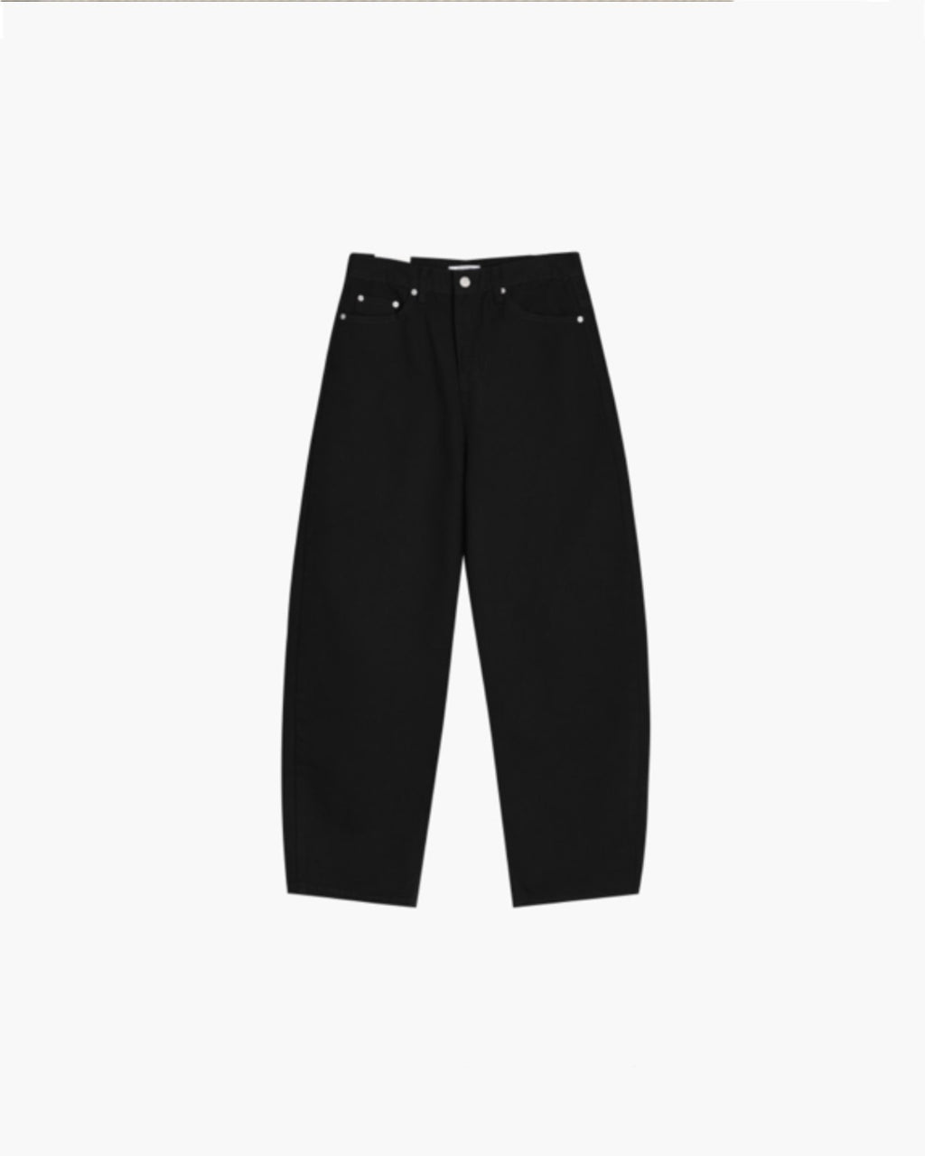 Curved Cotton Pants