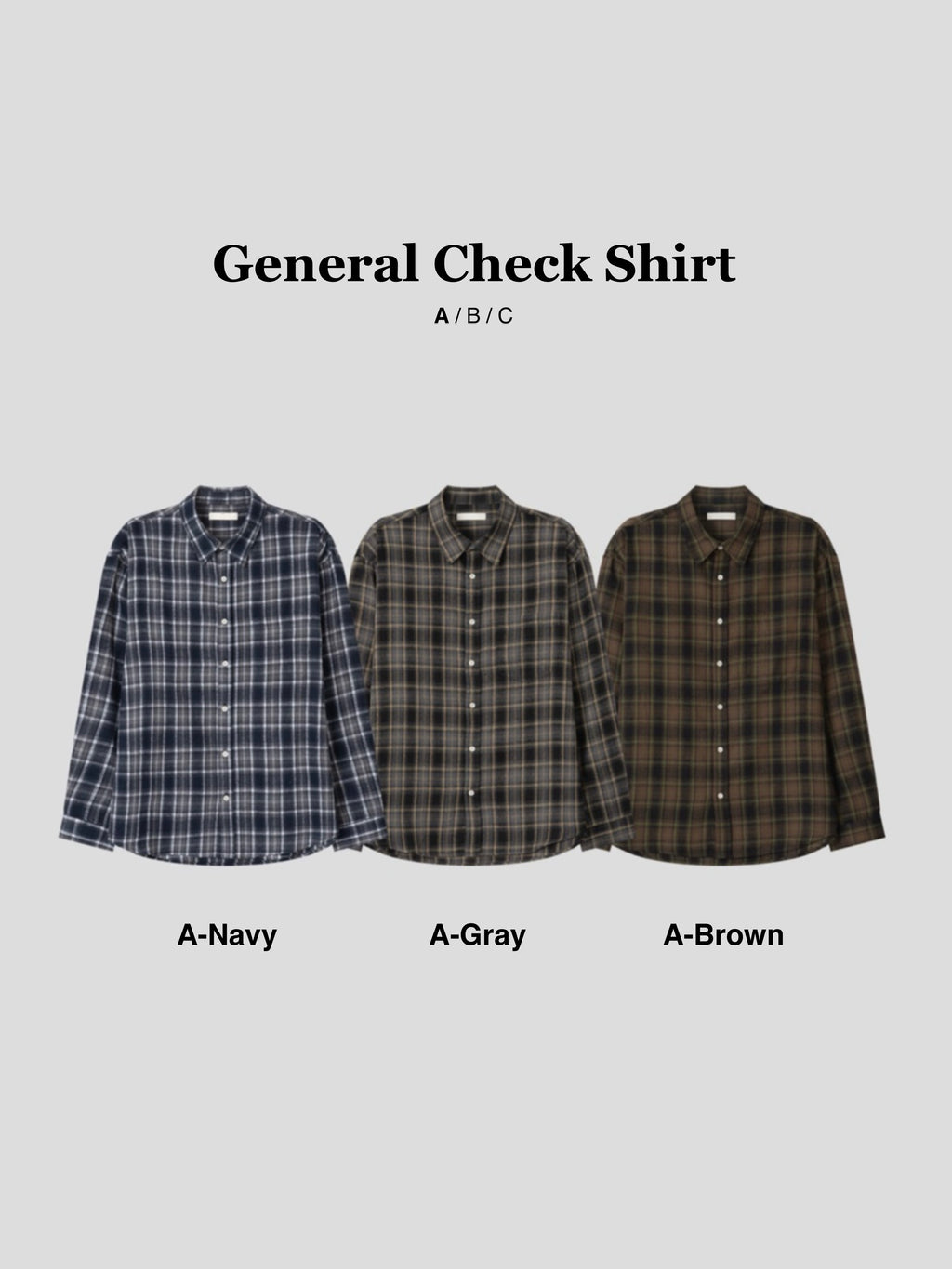 General Check Shirt (A/B/C)