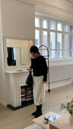 Soft Cashmere One-Shoulder Knit