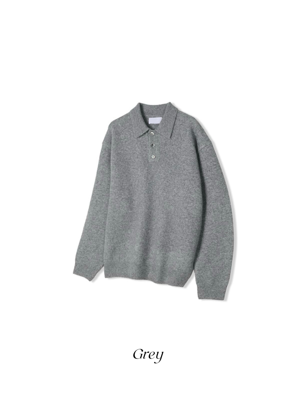 Heritage 5-Gauge Button Collar Knit