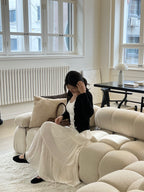 Flare Tiered Maxi Skirt