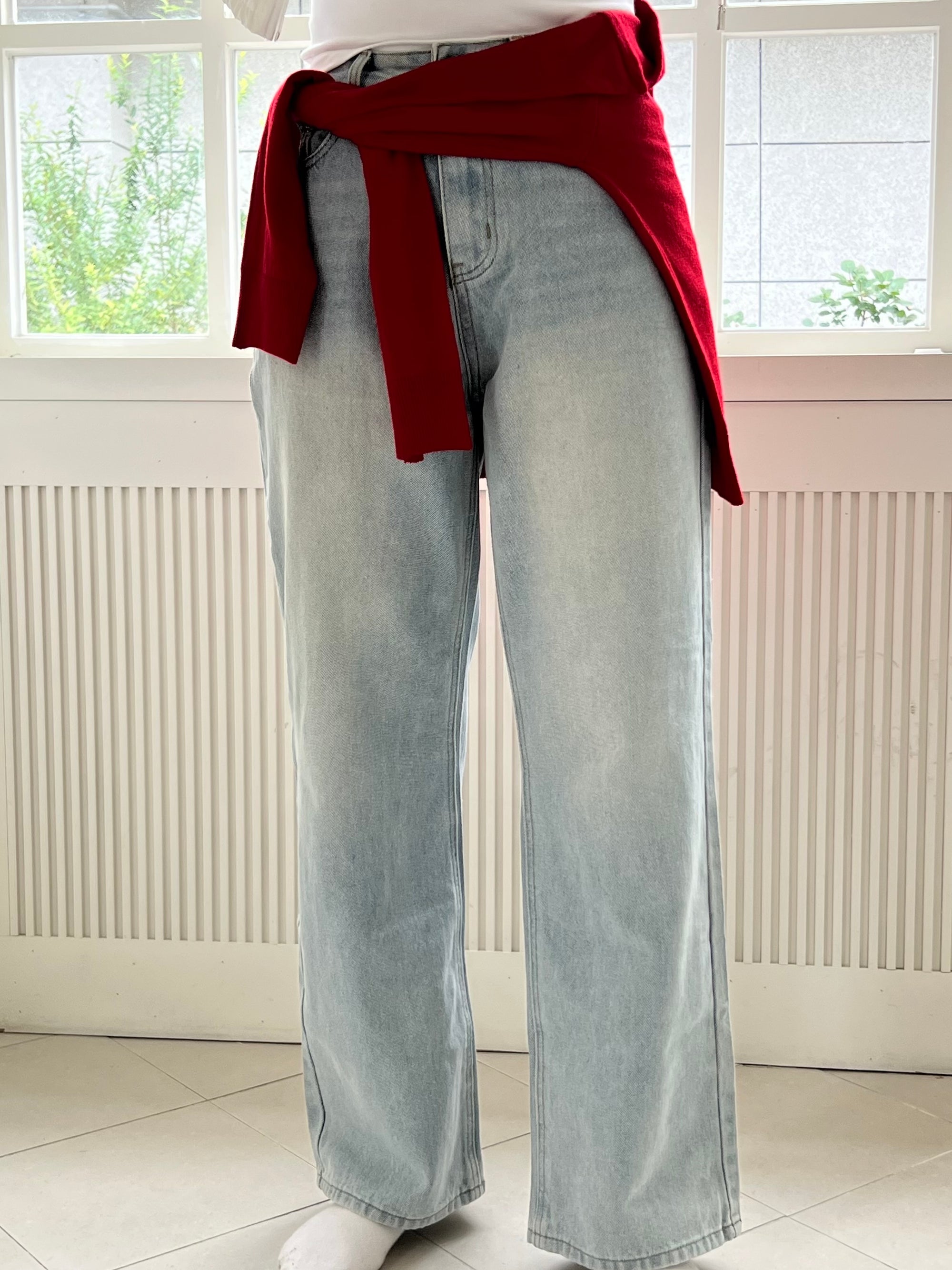 Wide Denim Pants