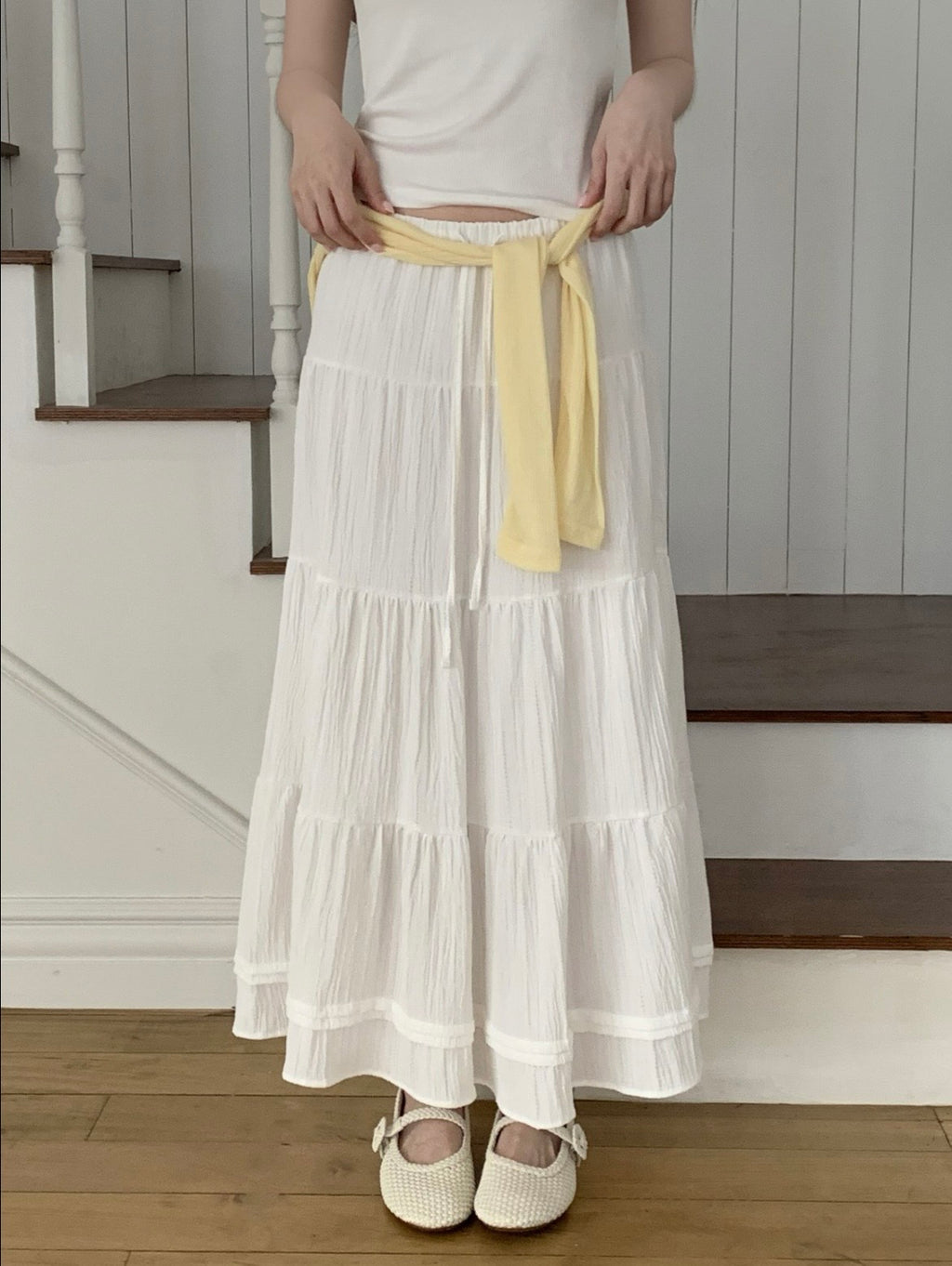 Summer Tiered Long Skirt