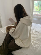 Cotton hooded field jacket