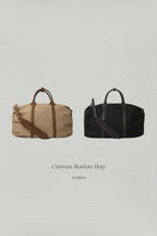 Canvas Boston Bag