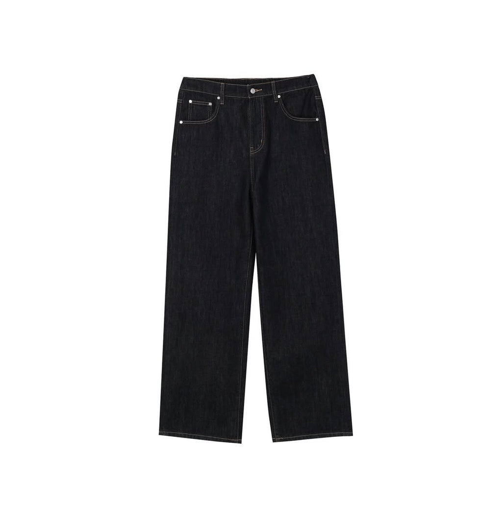 Washed Wide Denim