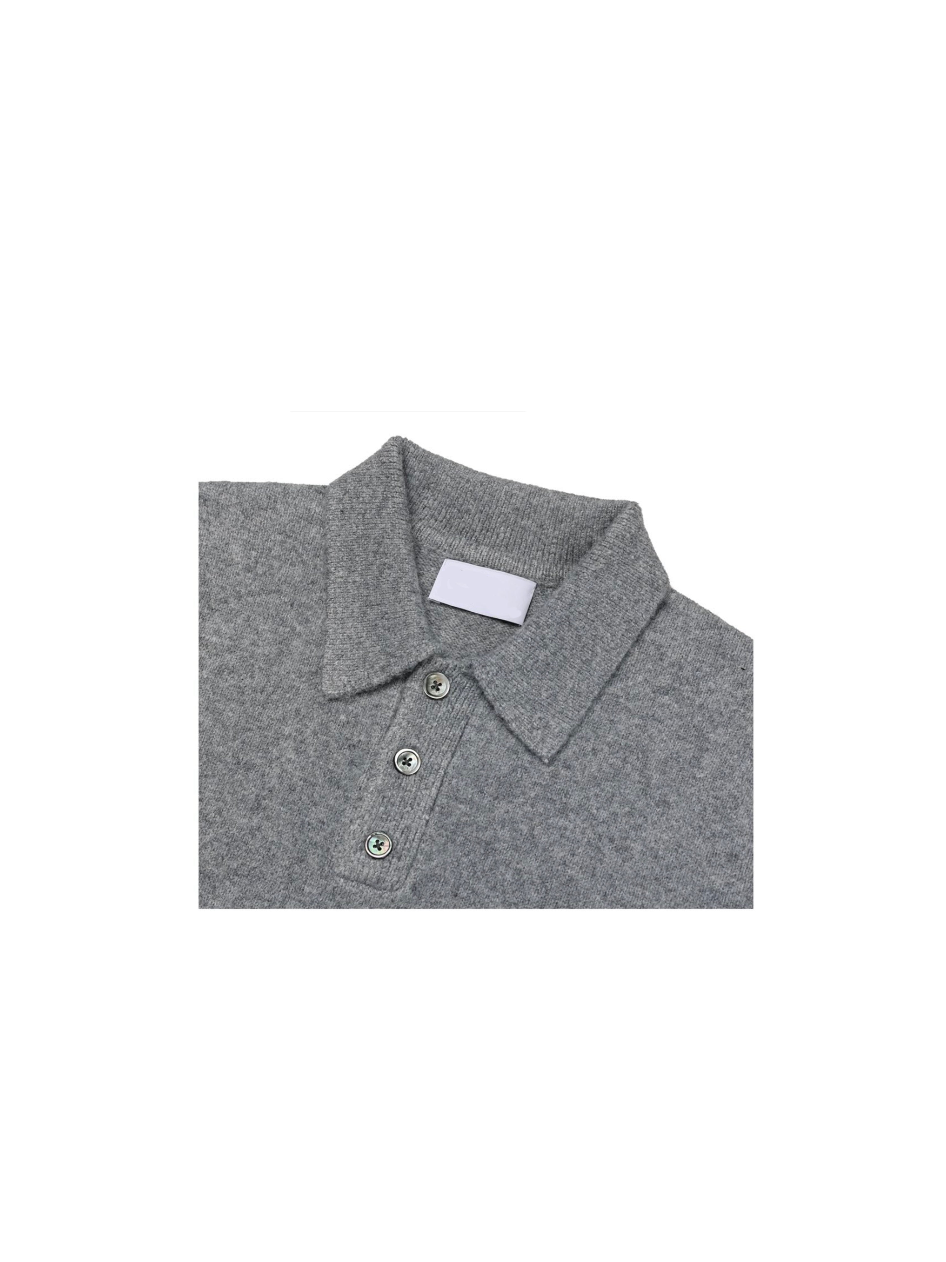 Heritage 5-Gauge Button Collar Knit
