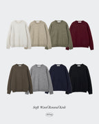 Soft Wool Round Knit