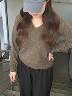 Classic V- neck Knit