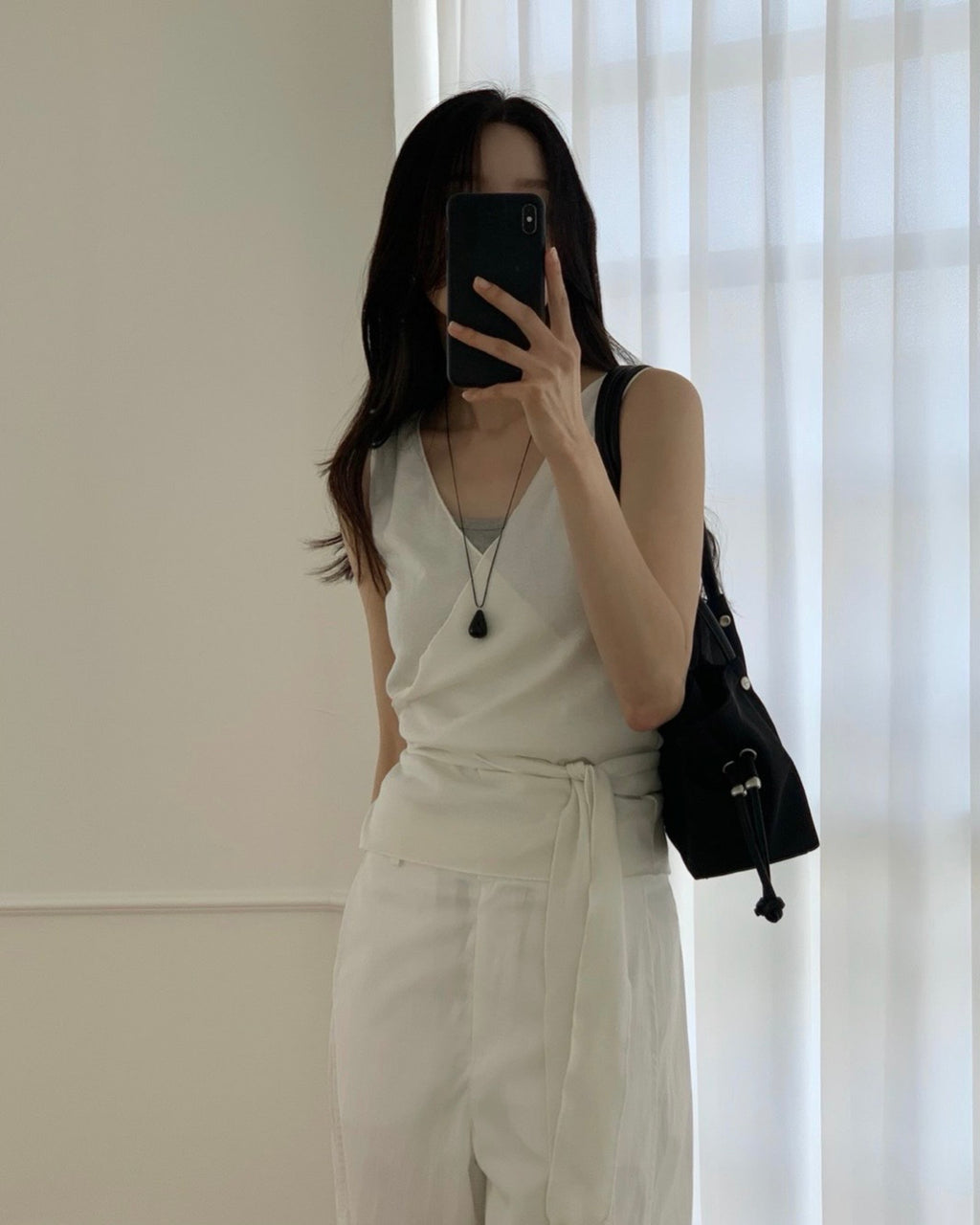 Soft Wrap Sleeveless Top