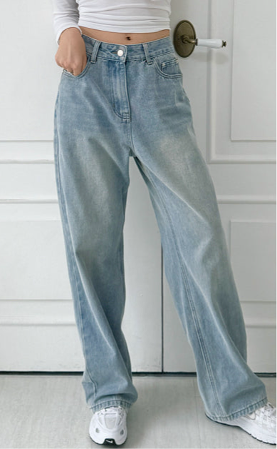 Wide Denim Pants