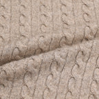 Cropped Cable Soft Wool Knit